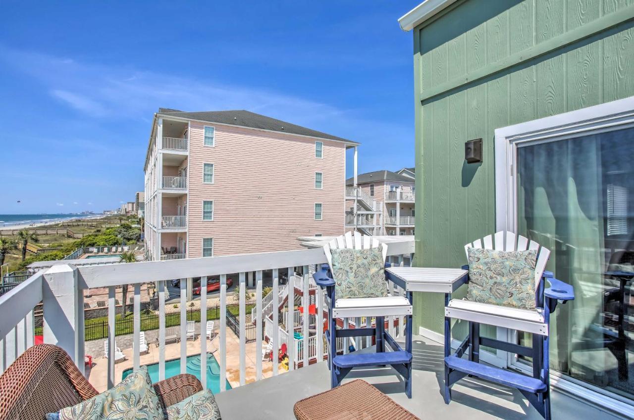 מירטל ביץ' Sunny Seaside Condo With View - Walk To Beach מראה חיצוני תמונה