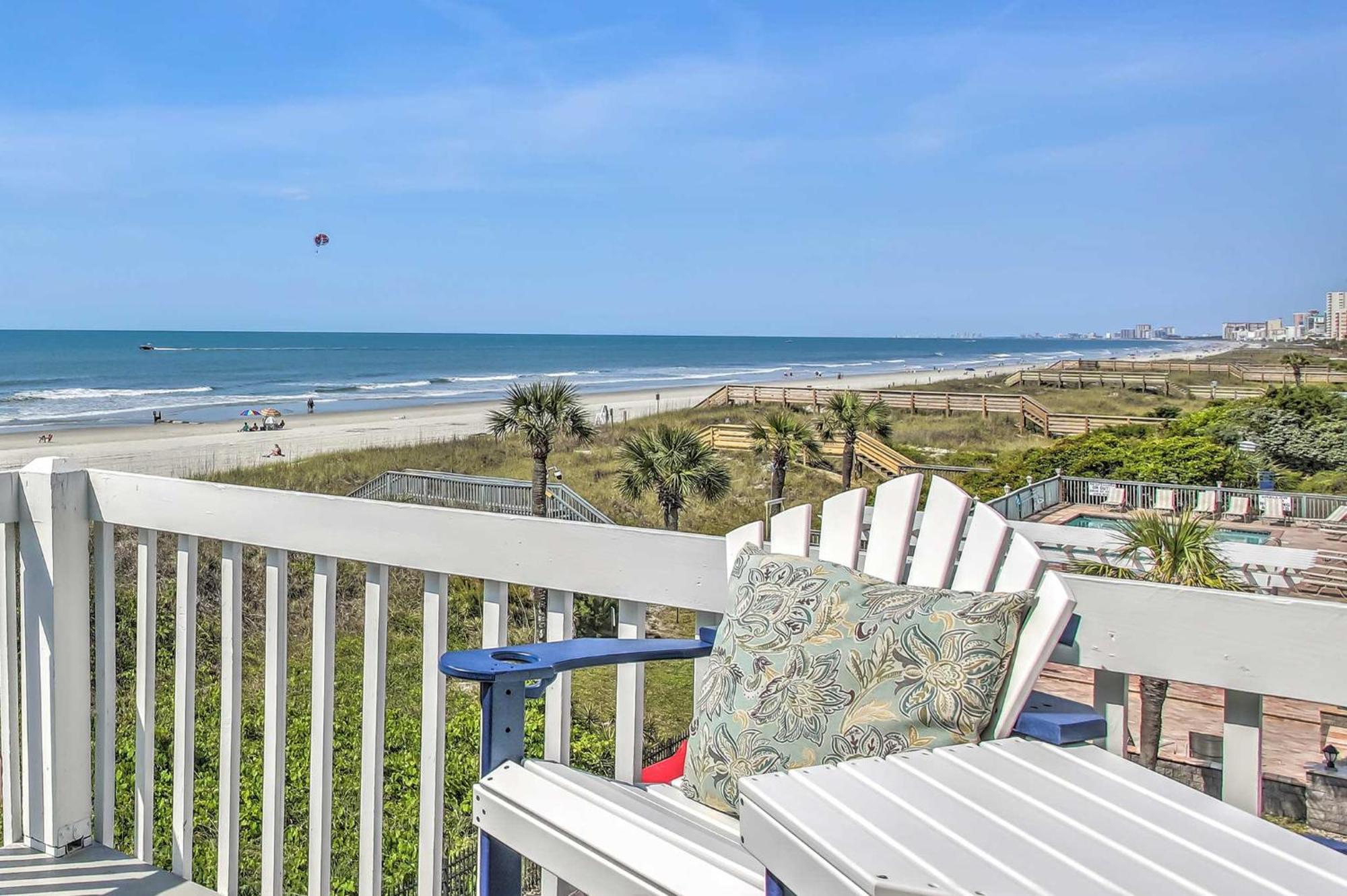 מירטל ביץ' Sunny Seaside Condo With View - Walk To Beach מראה חיצוני תמונה